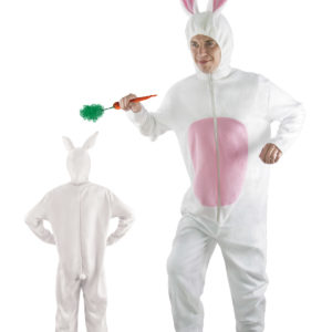 Costume adulte lapin blanc - taille unique