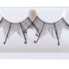 Faux cils auto adhÈsifs - effet fil noir et violet - la paire