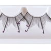 Faux cils auto adhÈsifs - effet fil noir et violet - la paire
