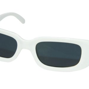 Lunettes plastique - Michel - rectangle - blanc