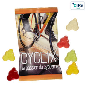 Gomme de fruit, 15 g - formes standards