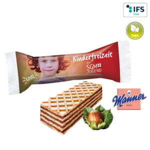 Gaufrette napolitaine Manner noisette