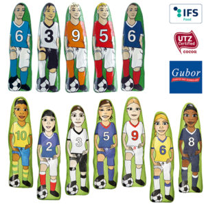 Footballeur/-balleuse en chocolat