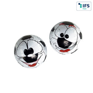 Ballon de foot en chocolat