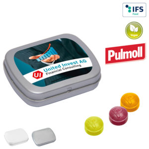 Mini bo”te € pastilles avec Bonbons Pulmoll