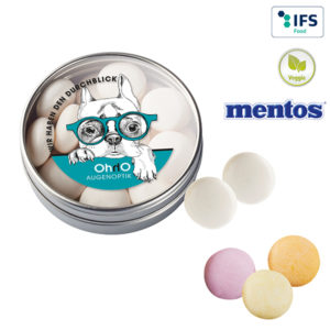 Bo”te transparente avec Mentos