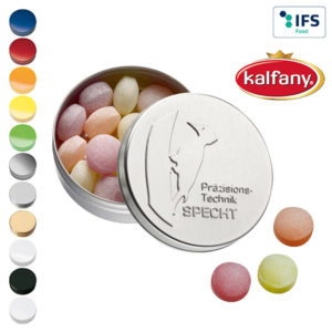 Bo”te XS avec couvercle estampЋ avec bonbons aux fruits XS Kalfany