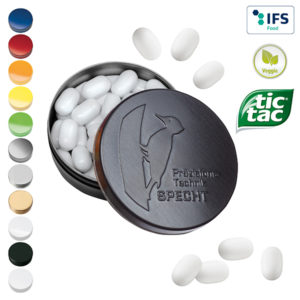 Bo”te XS avec couvercle estampЋ avec tic tac