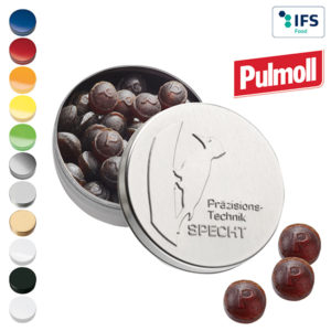 Bo”te XS avec couvercle estampЋ avec Bonbons Pulmoll Classic