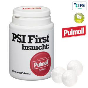 Canette promo avec Bonbons Pulmoll