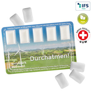 Smart Card avec chewing gum