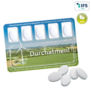Smart Card avec pastilles € la menthe