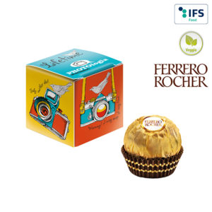 Mini-cube publicitaire avec Ferrero Rocher