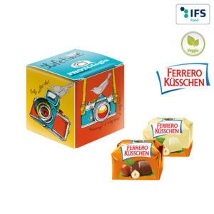 Mini-cube publicitaire avec Ferrero Kџsschen
