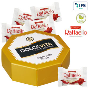 Bo”te cadeau octogonale avec Raffaello