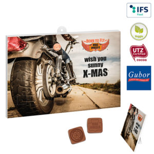 Calendrier de lХavent avec chocolats personnalisЋs BUSINESS