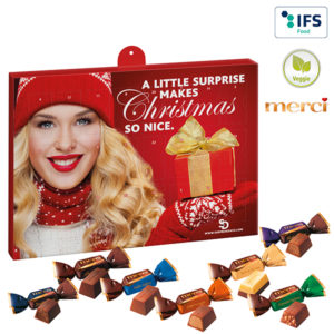Calendrier de lХavent Premium cadeau avec merci Petits