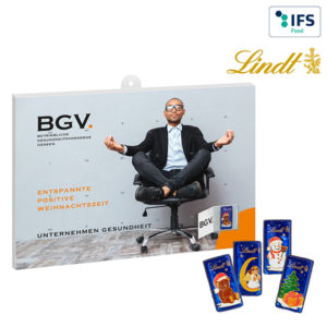 Calendrier de lХavent multi-choix BUSINESS avec Naps chocolat de Lindt & Sprџngli