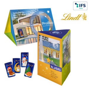 Calendrier de lХavent Prisme avec naps chocolat Lindt & Sprџngli