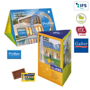 Calendrier de lХavent Prisme avec naps chocolat