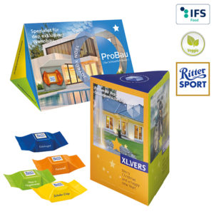 Calendrier de lХavent Prisme avec Cube de chocolat Ritter Sport