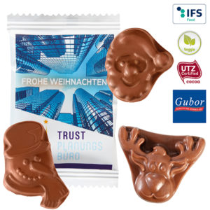 X-mas figurines en chocolat