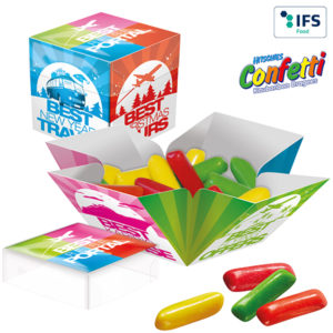 Mini-bo”te surprise avec bonbons € m‰cher HITSCHIES Confetti