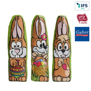 Lapin de P‰ques en chocolat MINI - motifs standards