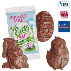 Figurines en chocolat ТP‰quesУ
