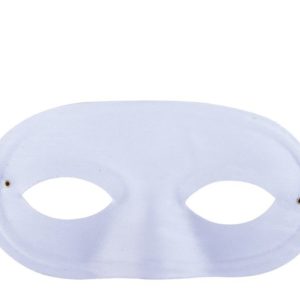 Loup tissu domino - blanc