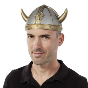 Casque de viking adulte - cornes courtes