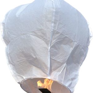Lanterne cÈleste - blanc - 1 m - prix unitaire - vendu au carton de 50 lanternes