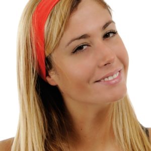 Bandeau Èlastique pour cheveux - rouge