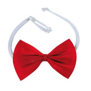 Núud papillon tissu - rouge