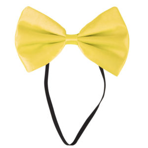 Núud papillon tissu - jaune fluo