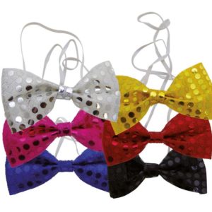 Núud papillon sequins - 6 couleurs assorties