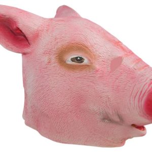 Masque adulte latex intÈgral cochon