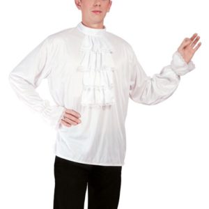 Chemise blanche ‡ jabot - taille unique