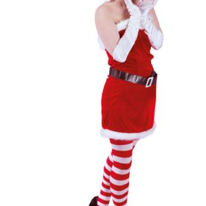 Costume adulte MËre NoÎl "sexy" - velours - taille unique