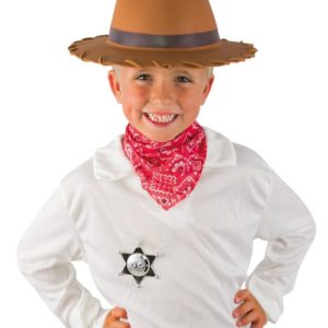 Set de cow boy enfant - chapeau, foulard et Ètoile