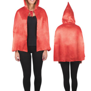 Cape tissu avec capuche Chaperon rouge