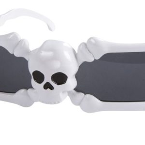 Lunettes plastique - tÍte de mort et os
