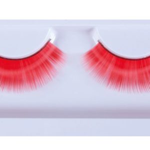 Faux cils auto adhÈsifs - rouge - la paire