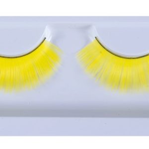 Faux cils auto adhÈsifs - jaune - la paire