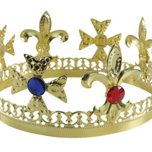 Couronne de roi "luxe" - mÈtal - or