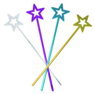 Baguette de fÈe - plastique - couleurs assorties
