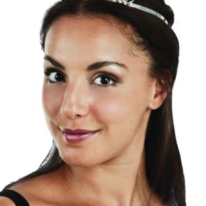 DiadËme de princesse "luxe" - mÈtal argentÈ avec strass