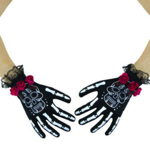 Gants Day of the Dead - adulte - la paire