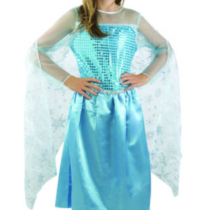 Costume enfant reine des glaces - bleu - S