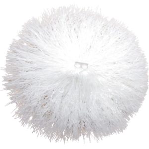 Pom pom plastique - 110 gr - blanc